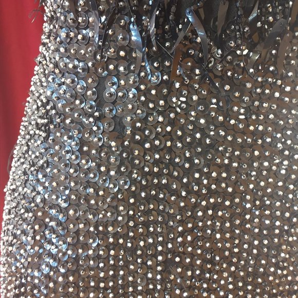 Black Rhinestone Latin Ballroom Dress - Picture 4 of 4